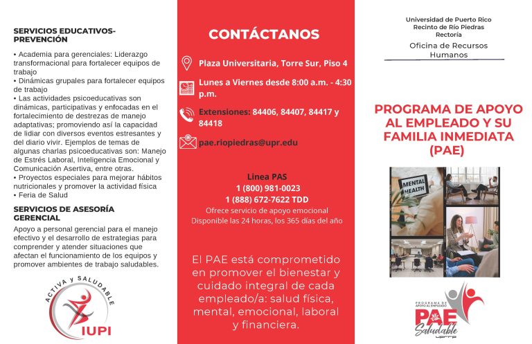 Opúsculo Programa de Apoyo al Empleado